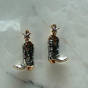 Zara Cowboy Boot Earrings